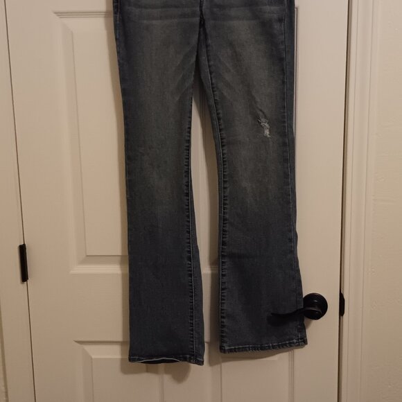 Ripped Low Rise Bootcut Womens Jeans - Picture 4 of 4